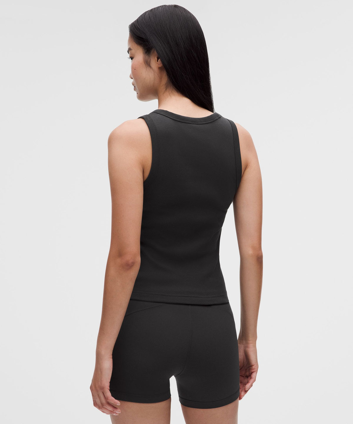 Little Ribbed Scoop-Neck Tank Top