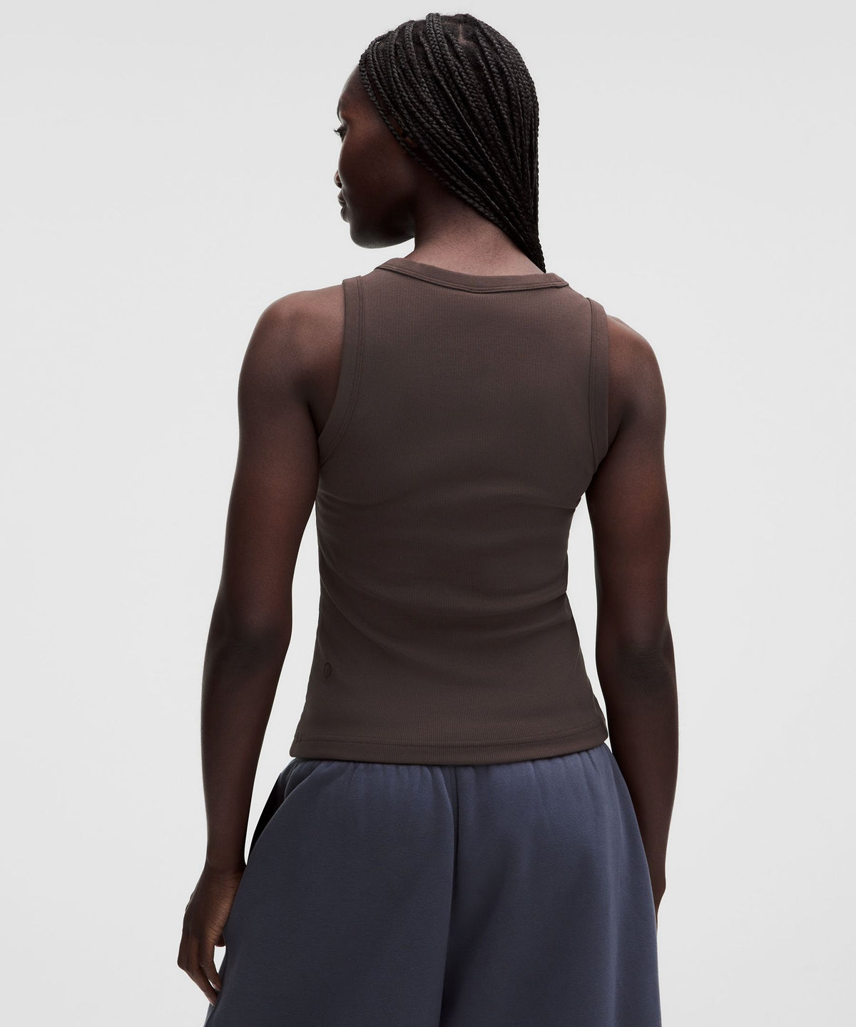 Little Ribbed Scoop-Neck Tank Top