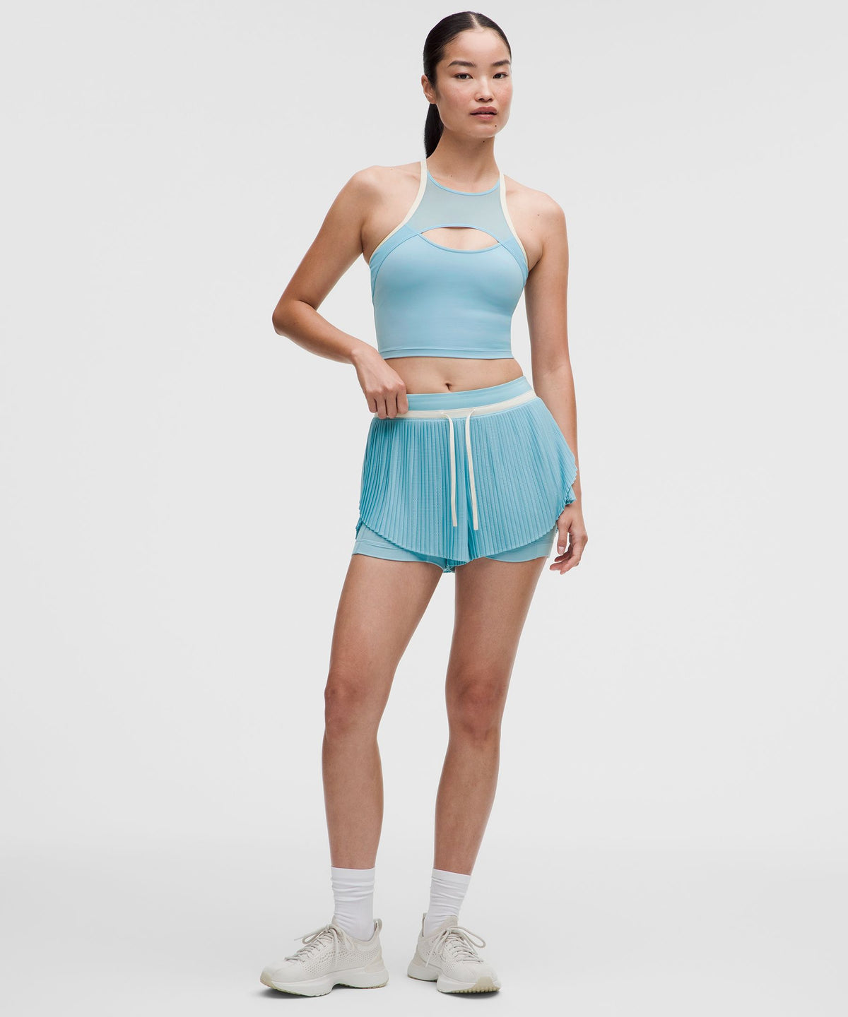 Ace Advantage Mesh-Panel Tennis Tank Top
