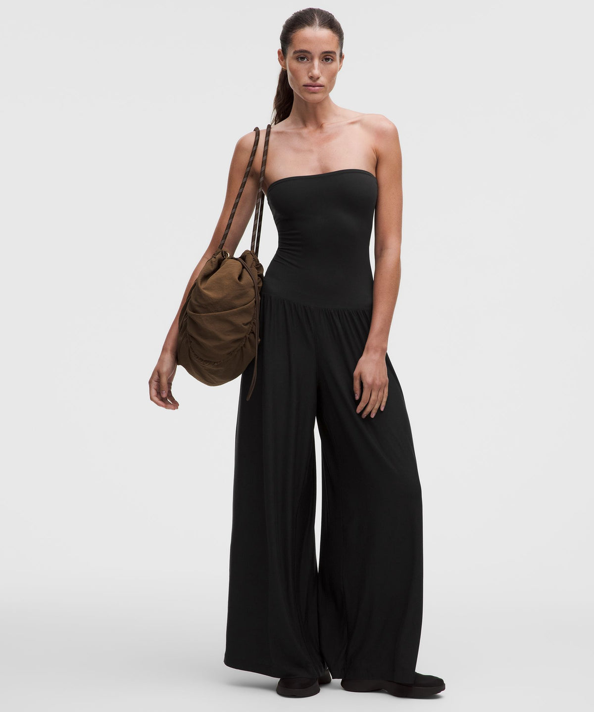 2-in-1 Wide-Leg Jumpsuit
