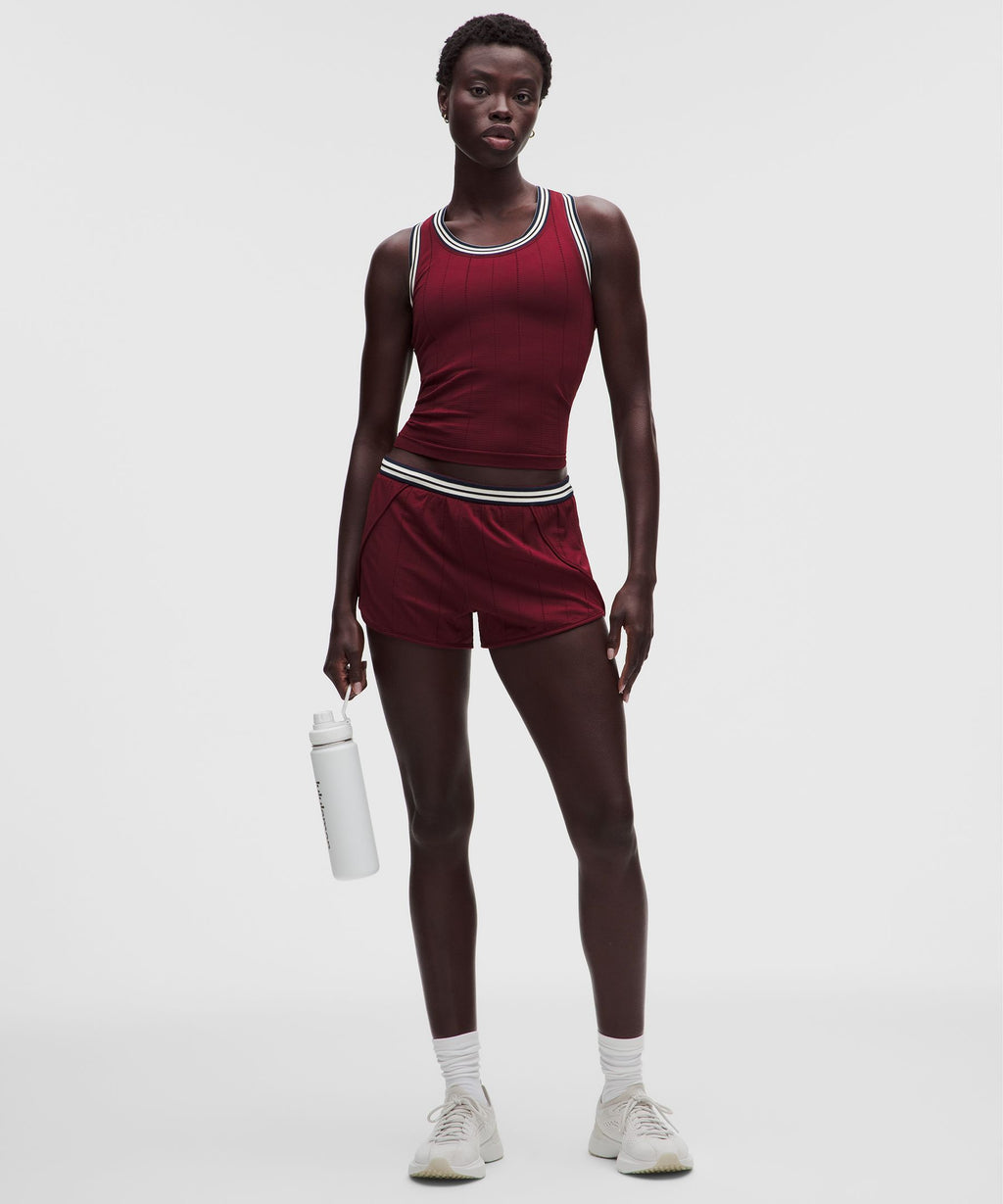 Seamless Stripe Trim Tank Top