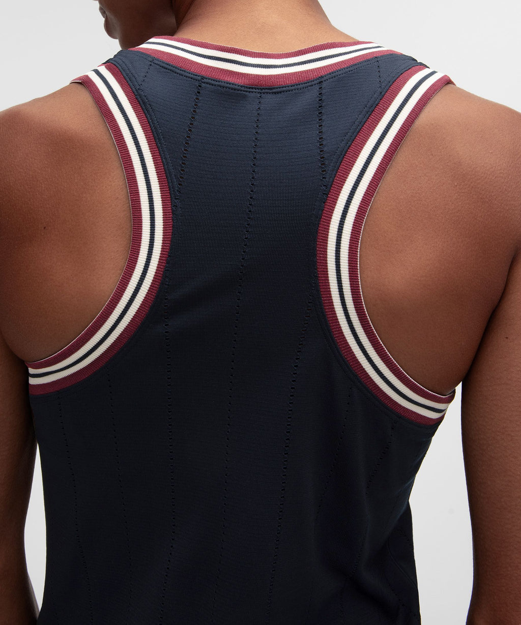 Seamless Stripe Trim Tank Top
