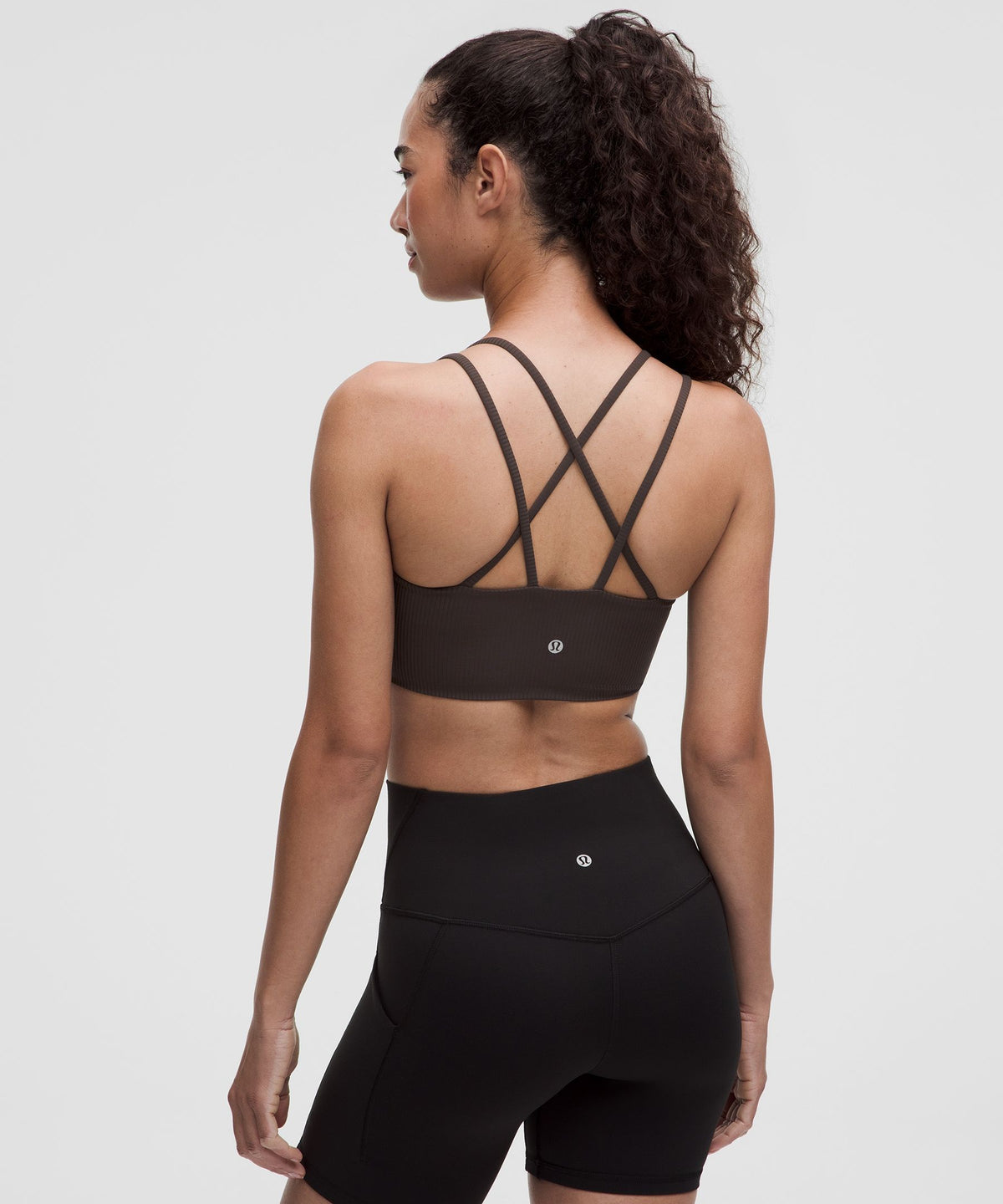 Like a Cloud Ribbed Longline BraLight Support, B/C Cup