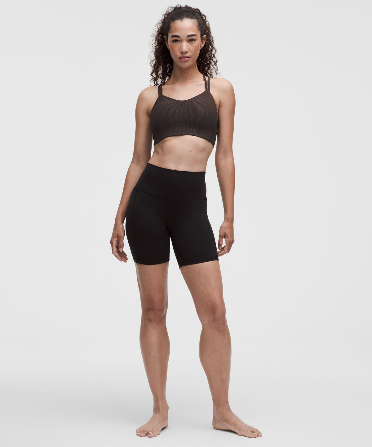 Like a Cloud Ribbed Longline BraLight Support, B/C Cup