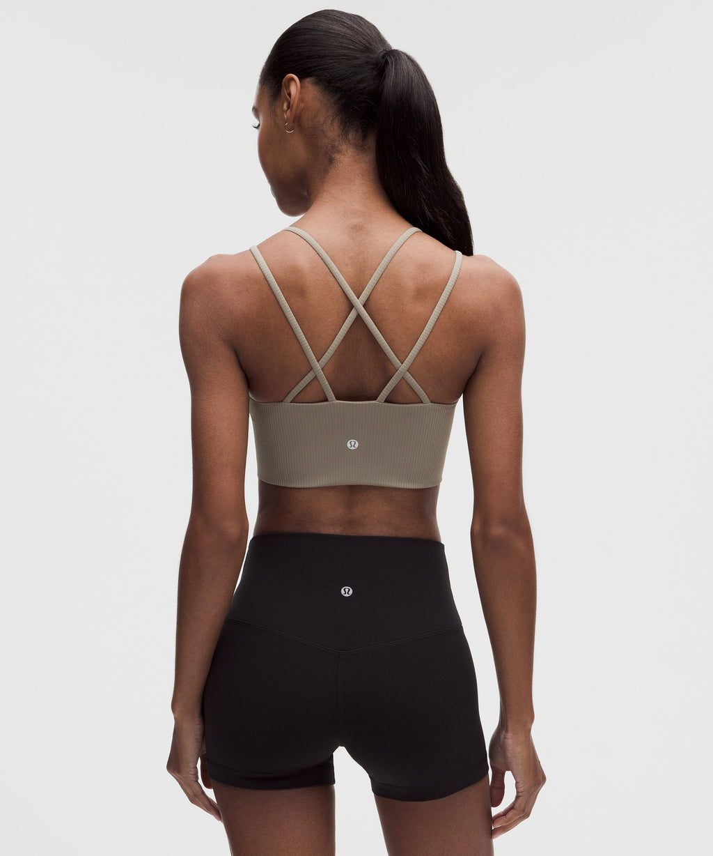 Like a Cloud Ribbed Longline BraLight Support, B/C Cup