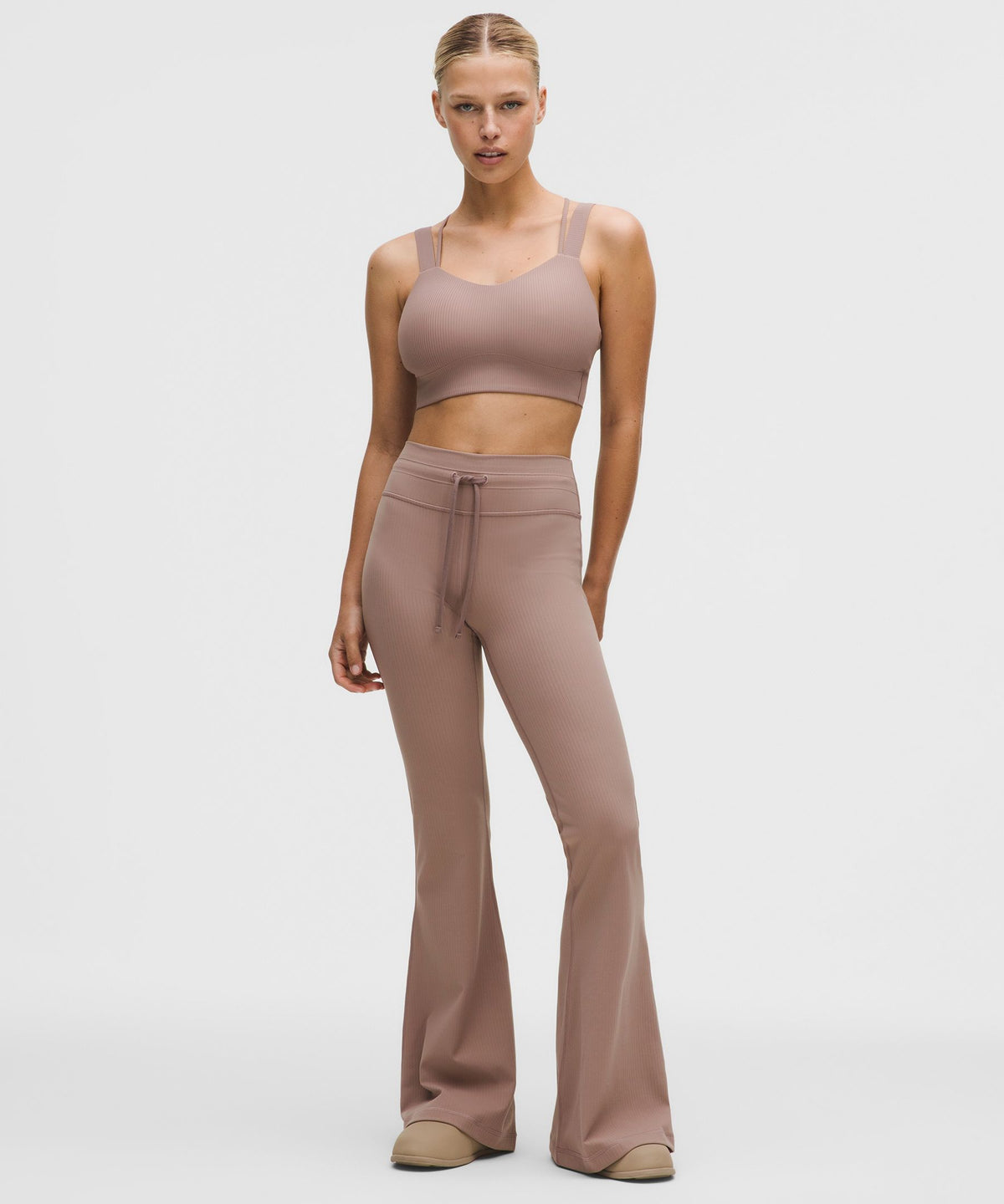 Like a Cloud Ribbed Longline BraLight Support, D/DD Cup