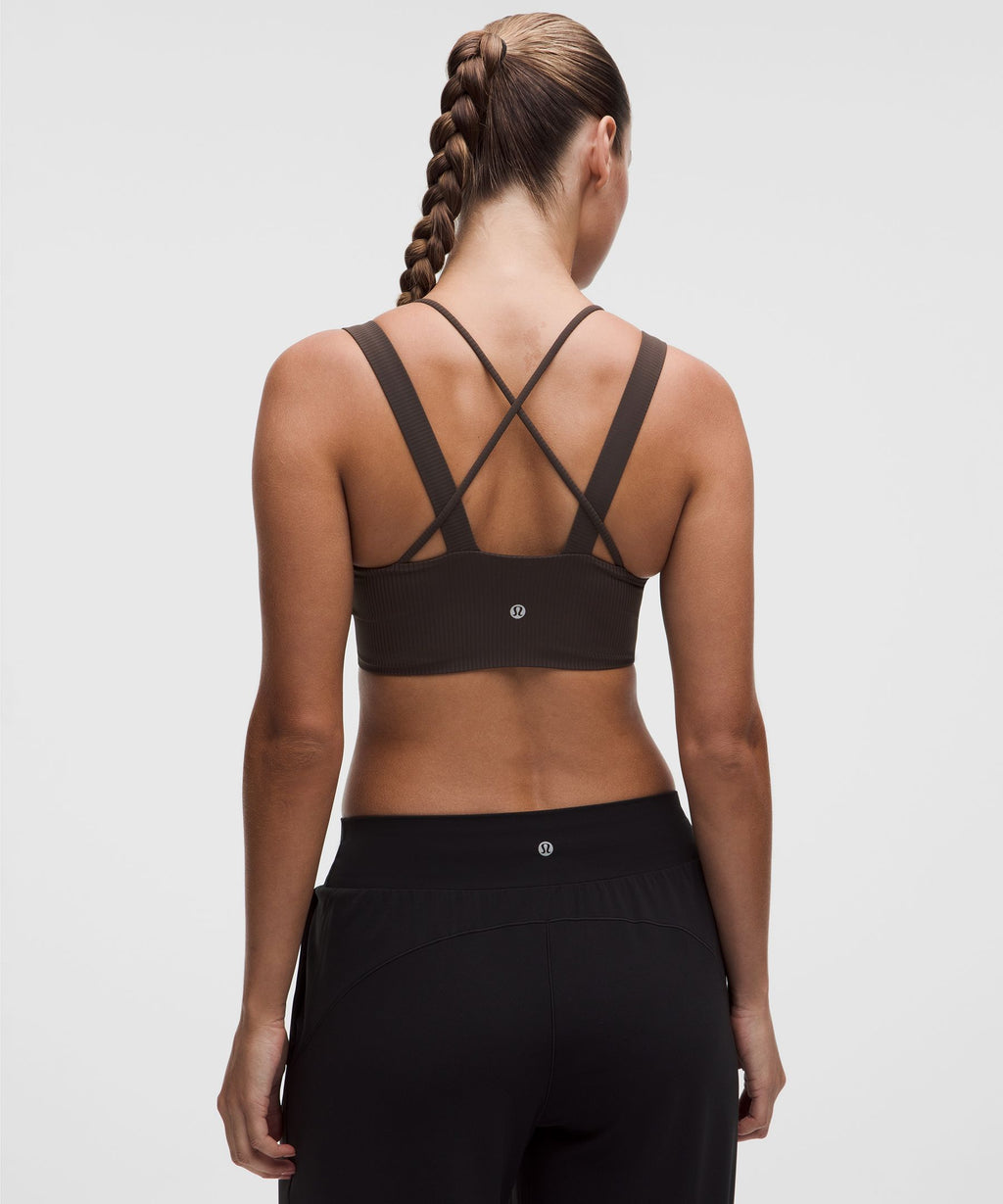 Like a Cloud Ribbed Longline BraLight Support, D/DD Cup