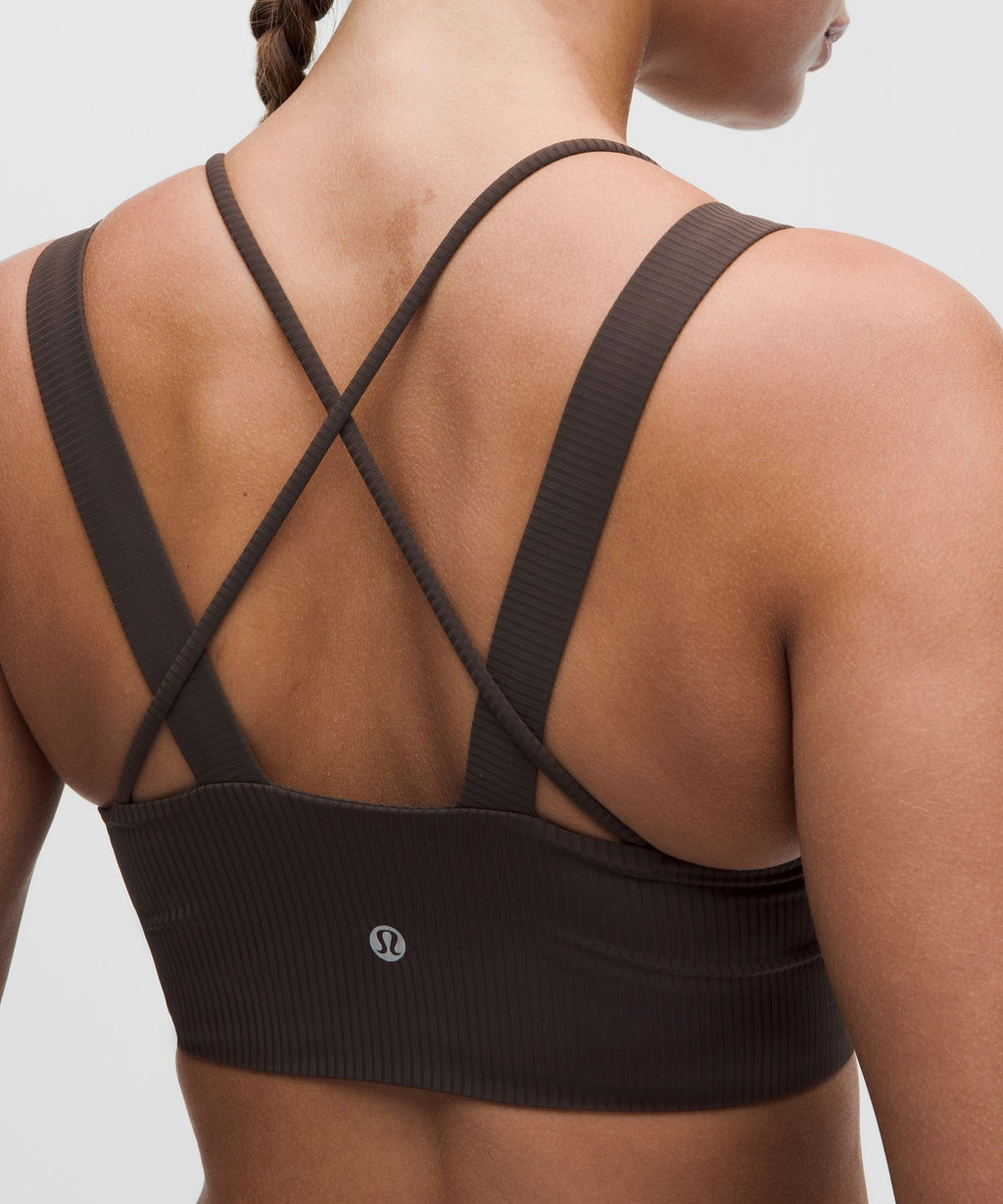 Like a Cloud Ribbed Longline BraLight Support, D/DD Cup