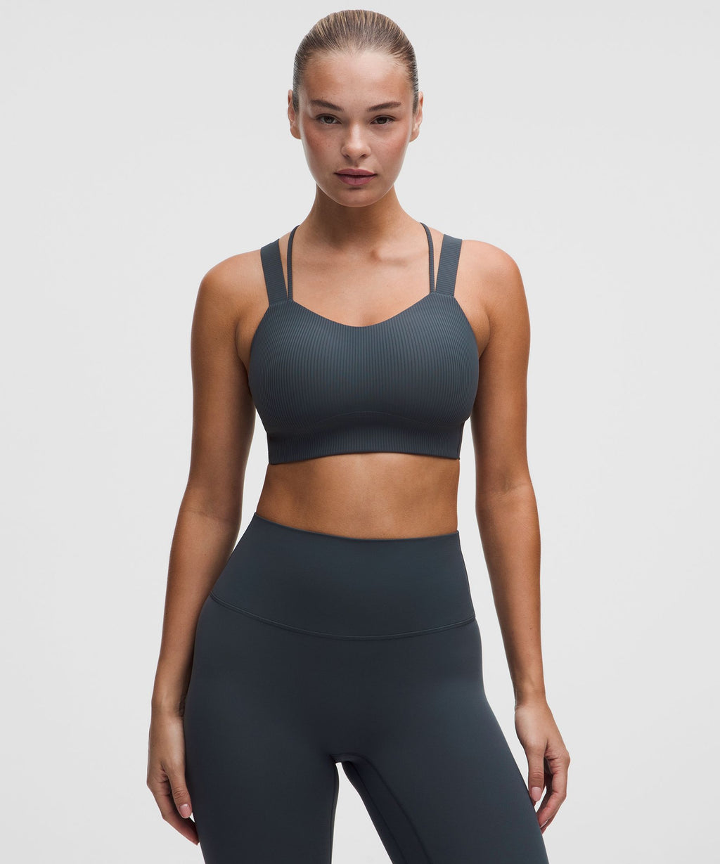 Like a Cloud Ribbed Longline BraLight Support, D/DD Cup