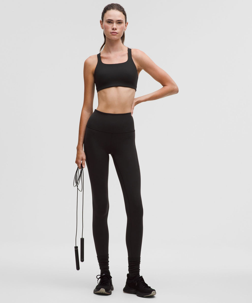 Ultralu Square-Neck Workout BraMedium Support, B/C Cup