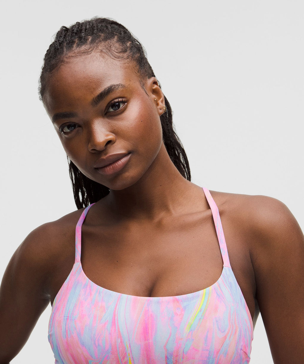 Wunder Train Strappy Racer BraLight Support, C/D Cup