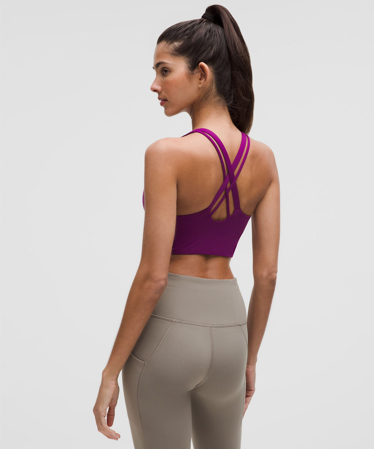 lululemon Energy Longline Bra Medium Support, B-D CupsEvolve