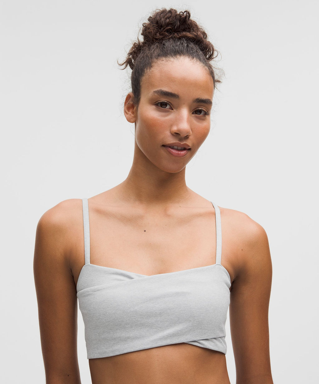 Softy Suedey Wrap-Front BraLight Support, B/C Cup