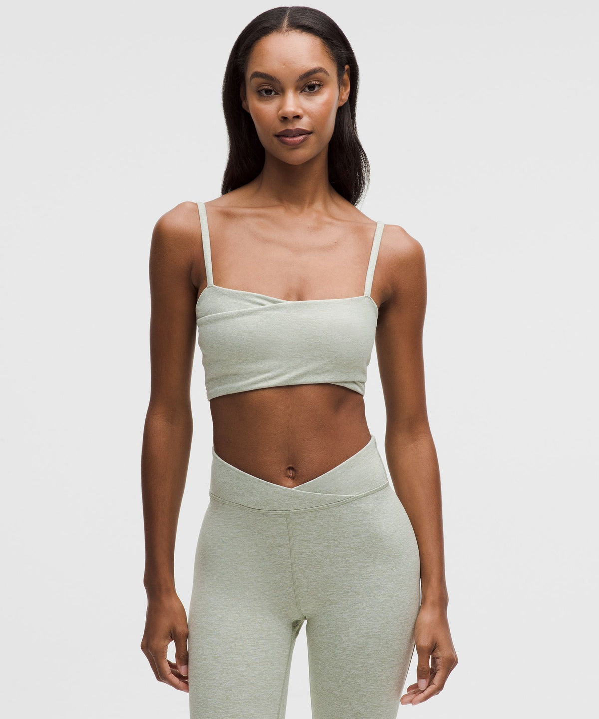 Softy Suedey Wrap-Front BraLight Support, B/C Cup