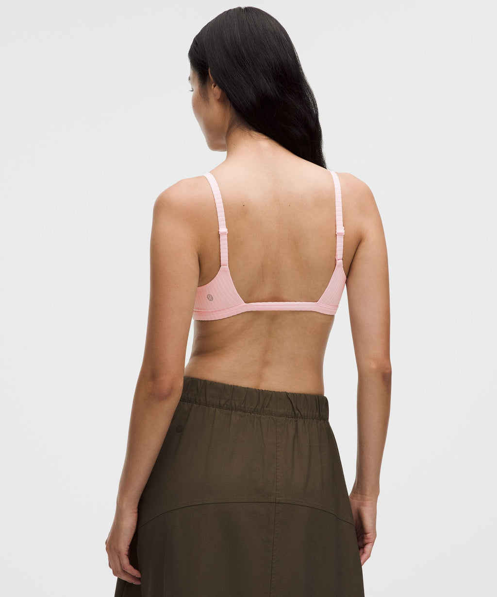 Ribbed Cami-Strap BraLight Support, B/C Cup