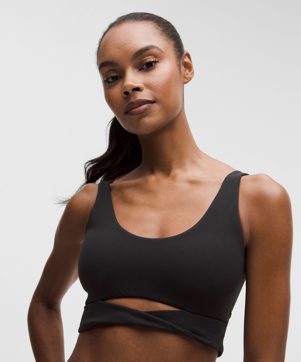 Nulu Twist-Front Scoop-Neck BraLight Support, B/C Cup