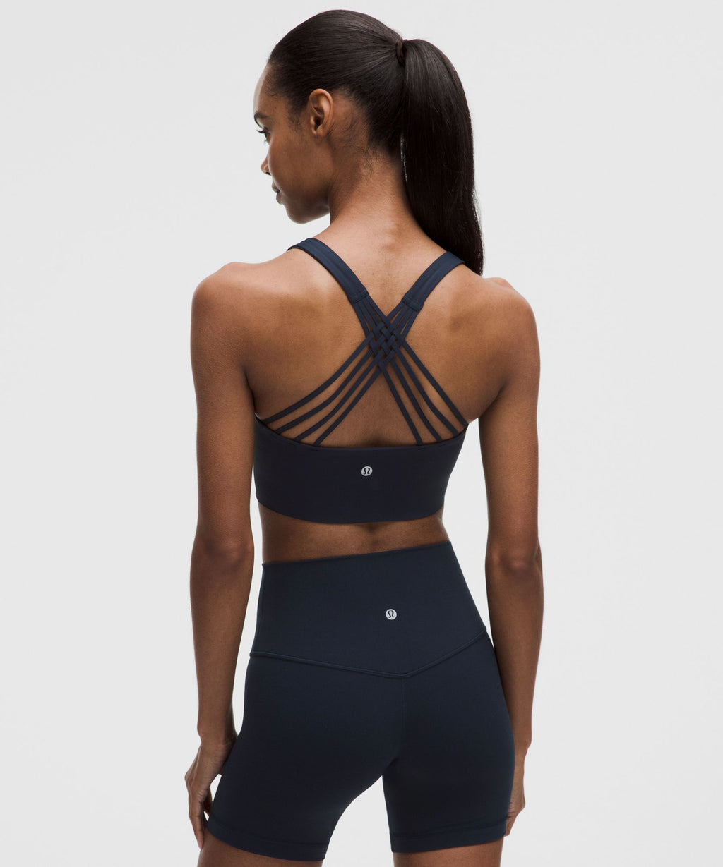 FlexyFlex Strappy Longline Yoga BraLight Support, A–C Cups