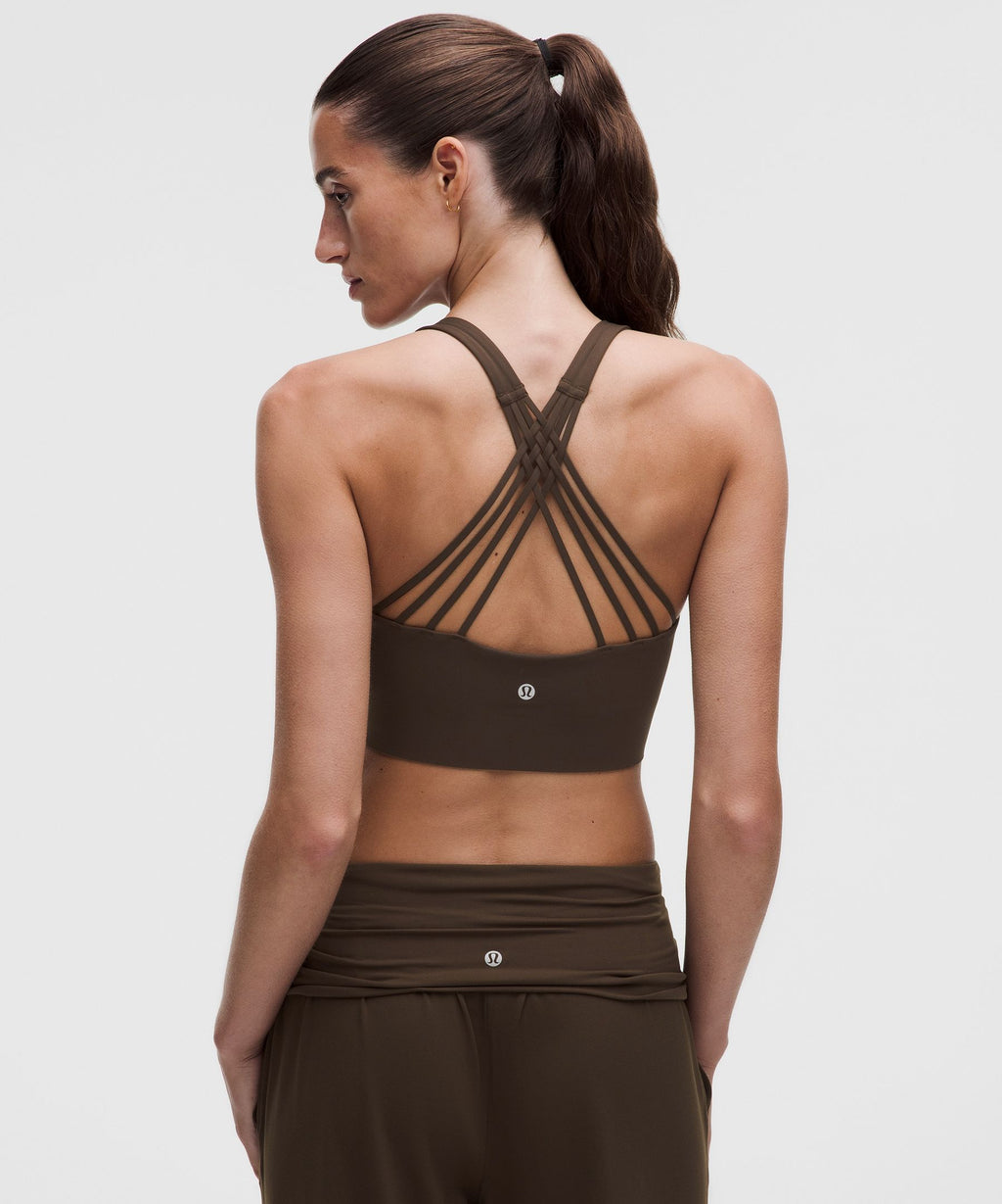 FlexyFlex Strappy Longline Yoga BraLight Support, A–C Cups