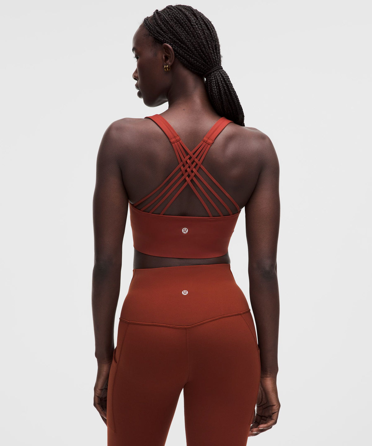 FlexyFlex Strappy Longline Yoga BraLight Support, A–C Cups