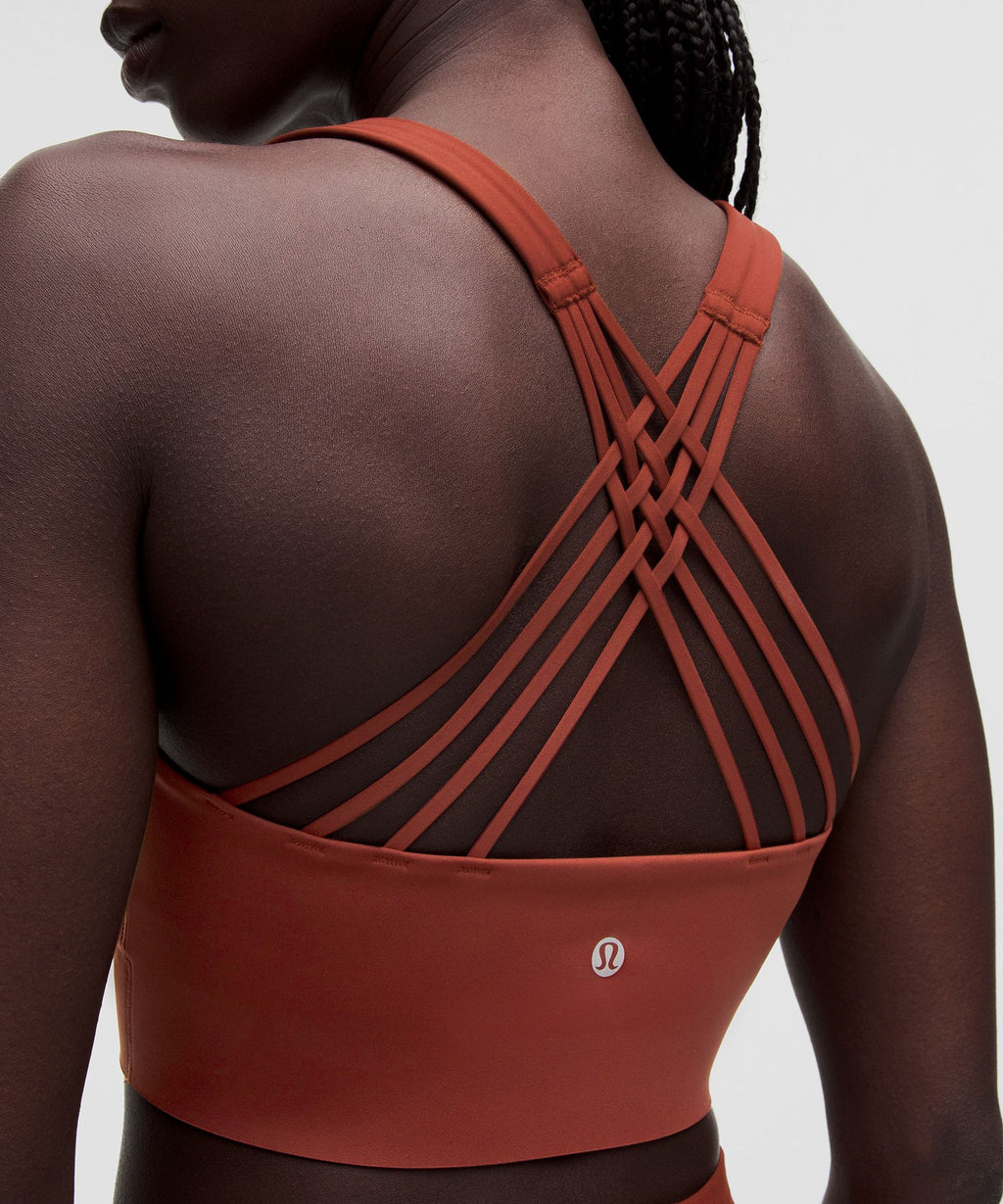 FlexyFlex Strappy Longline Yoga BraLight Support, A–C Cups