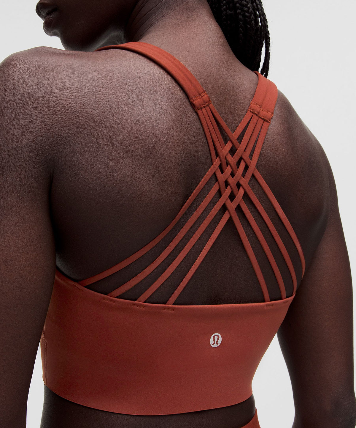 FlexyFlex Strappy Longline Yoga BraLight Support, A–C Cups