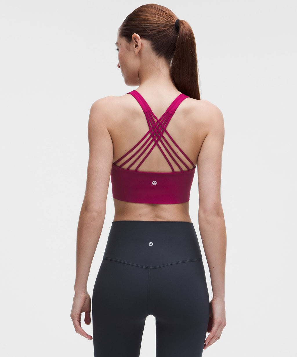 FlexyFlex Strappy Longline Yoga BraLight Support, A–C Cups