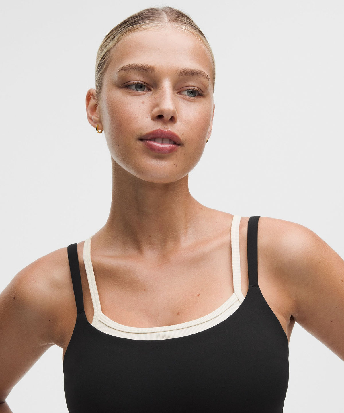 Layered Cami-Strap BraLight Support, C/D Cup