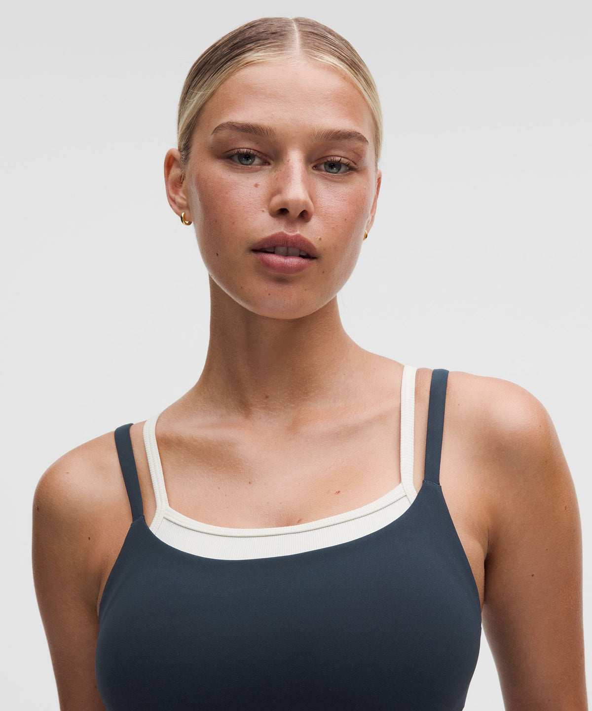 Layered Cami-Strap BraLight Support, C/D Cup