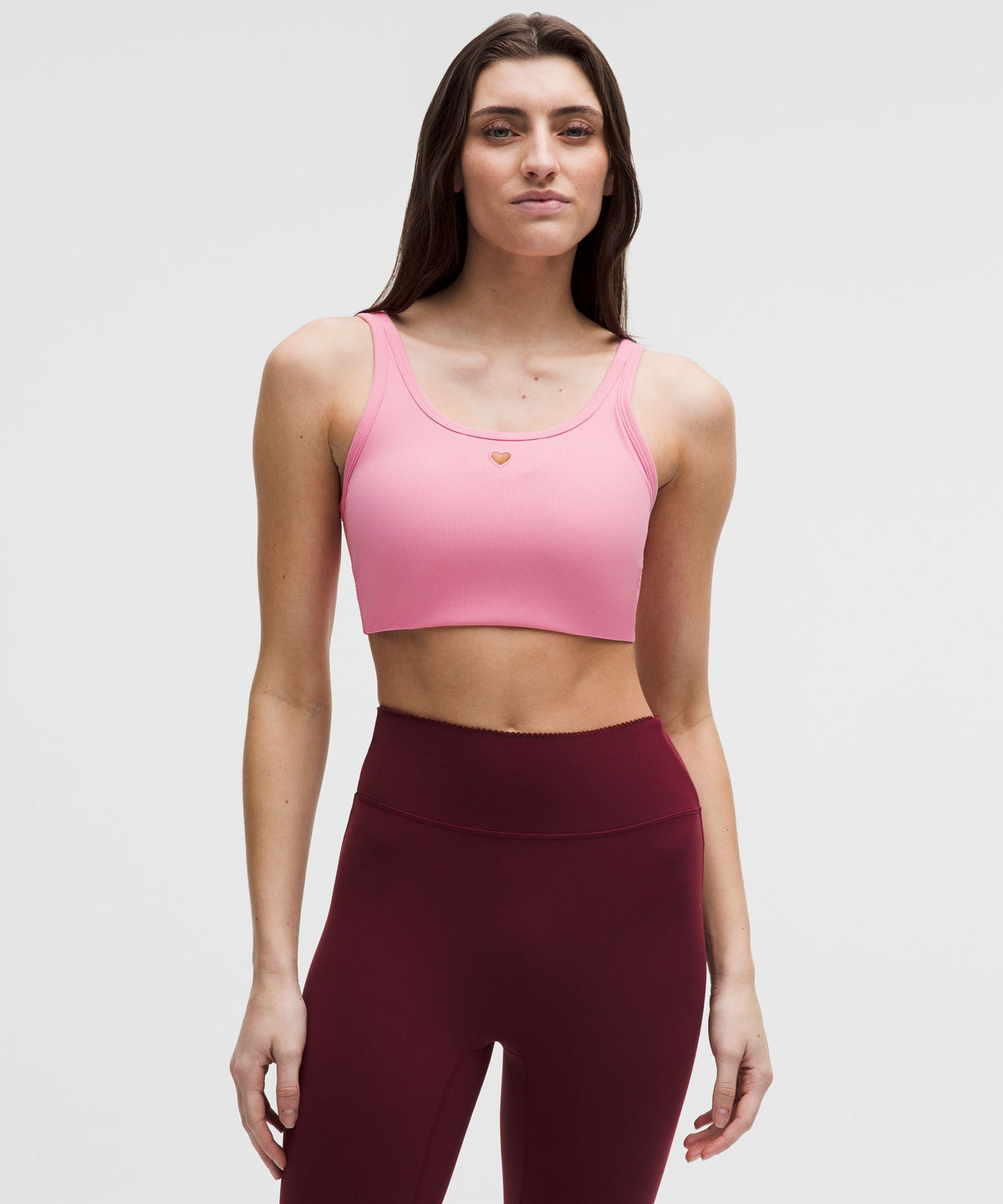 Nulu Ribbed Scoop-Neck Bra Light Support, B/C CupHeart