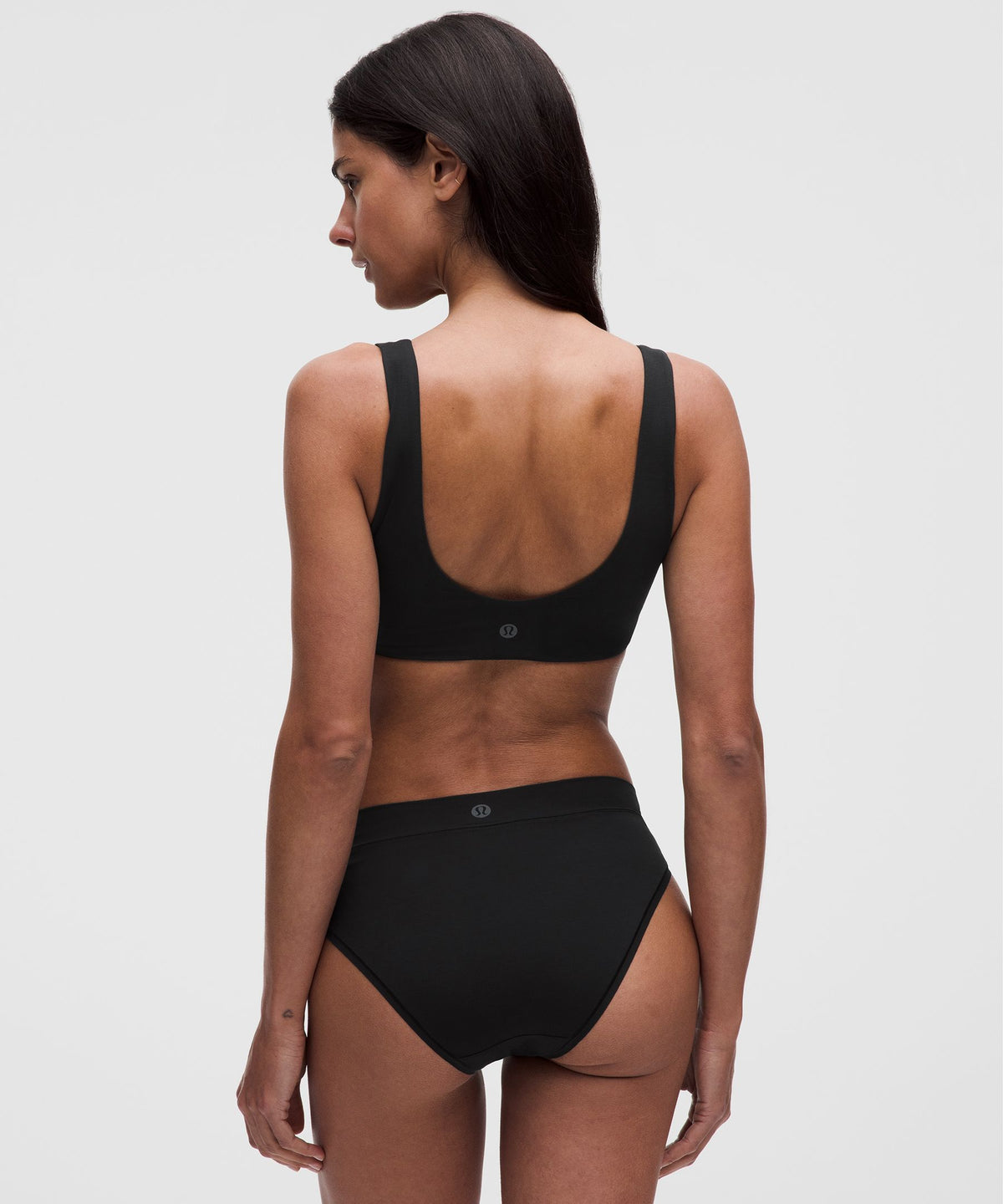 UnderEase Scoop-Neck Bralette A-C CupsWordmark