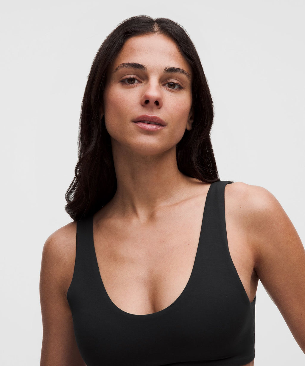 UnderEase Scoop-Neck Bralette A-C CupsWordmark