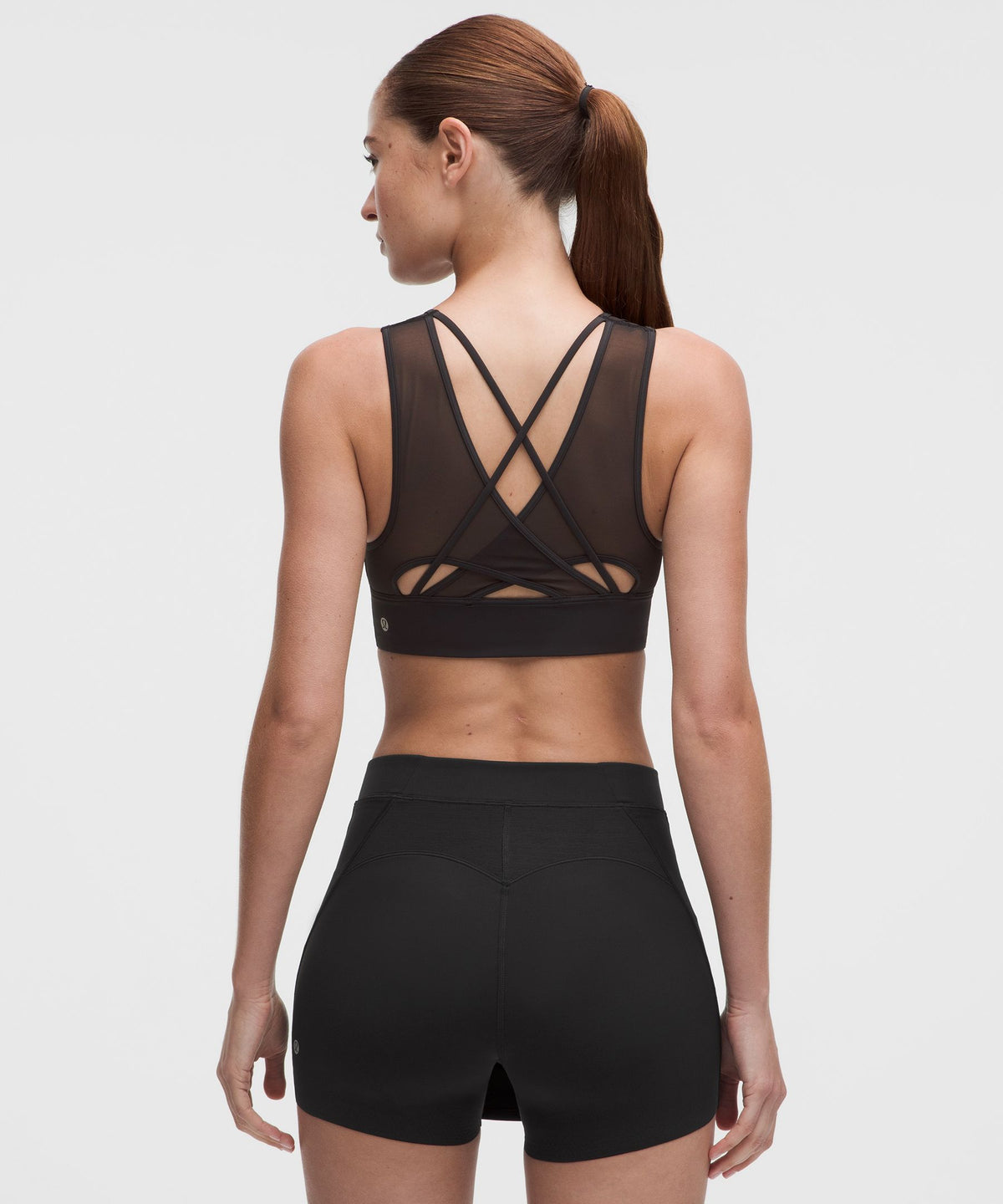 Mesh Crossback Sports BraB/C Cup