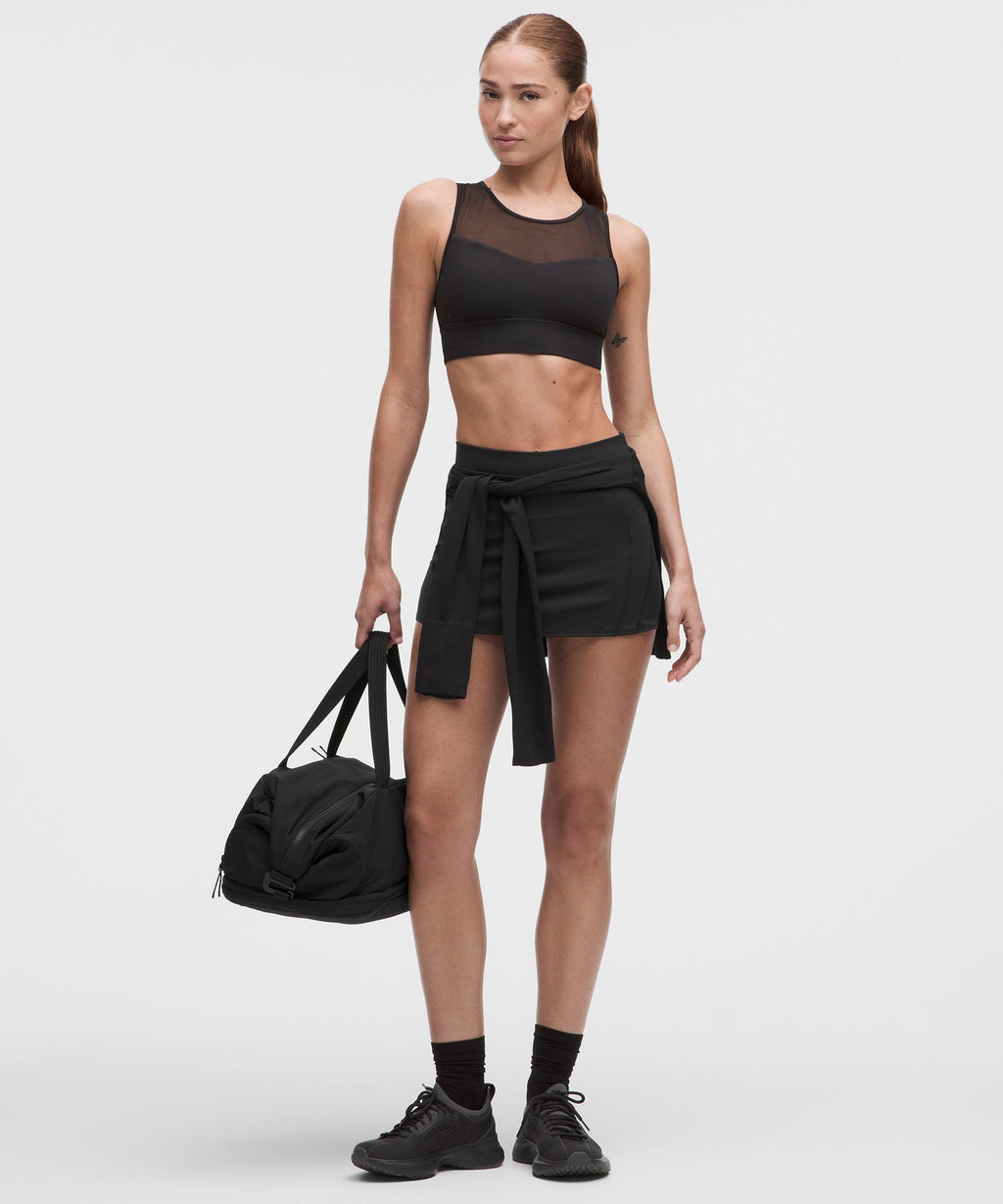 Mesh Crossback Sports BraB/C Cup