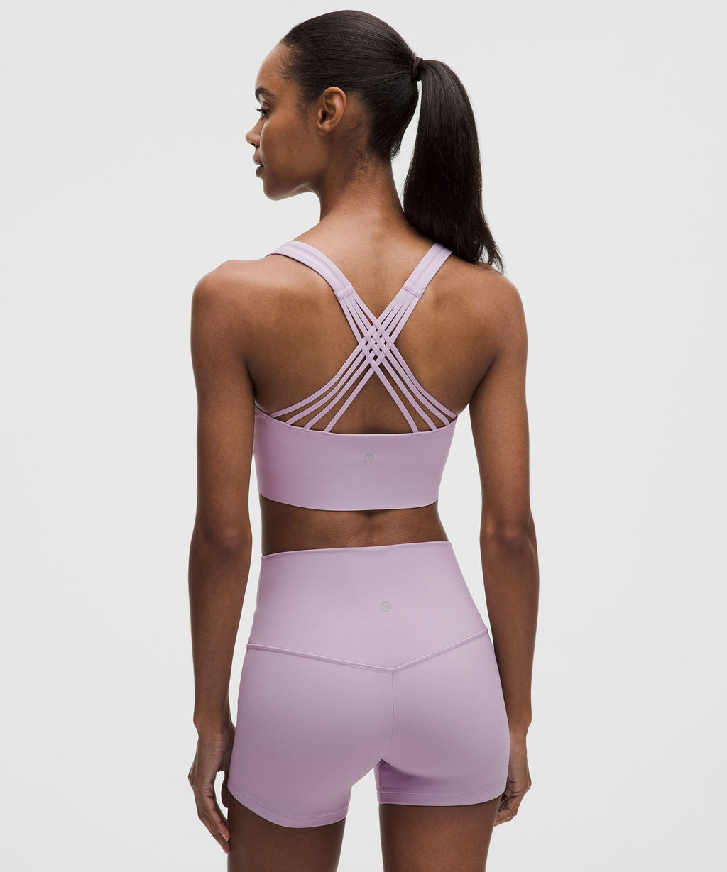 FlexyFlex Strappy Longline Yoga BraLight Support, A–C Cups