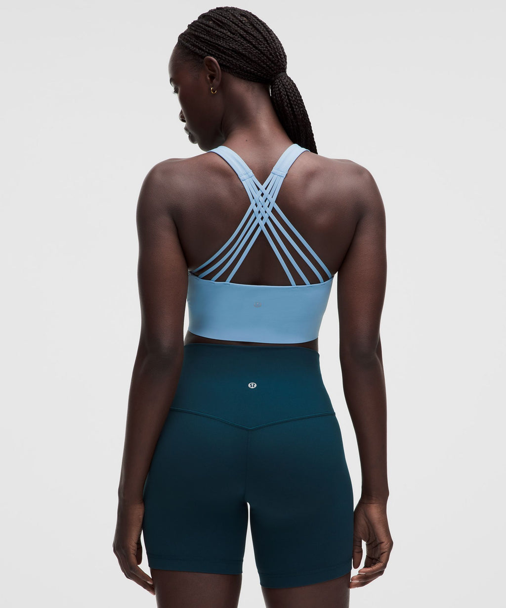 FlexyFlex Strappy Longline Yoga BraLight Support, A–C Cups