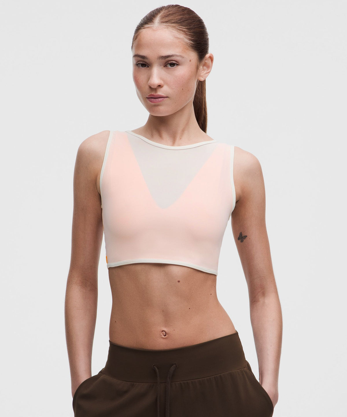 Bend This Mesh Bandeau and V-Neck BraLight Support, A–C Cups
