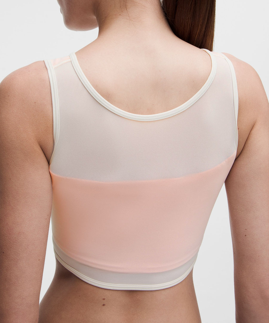 Bend This Mesh Bandeau and V-Neck BraLight Support, A–C Cups