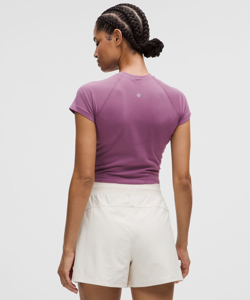 Swiftly Tech Cropped Short-Sleeve Shirt 2.0
