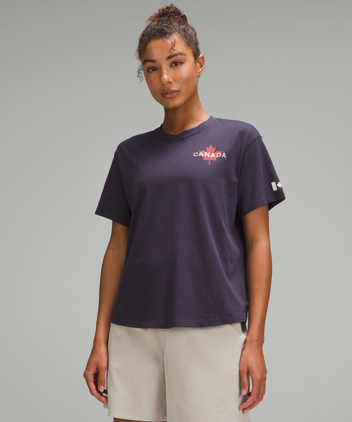 Team Canada Women's Cotton Jersey Graphic T-ShirtCPC Logo