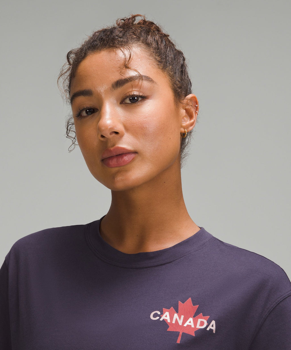 Team Canada Women's Cotton Jersey Graphic T-ShirtCPC Logo