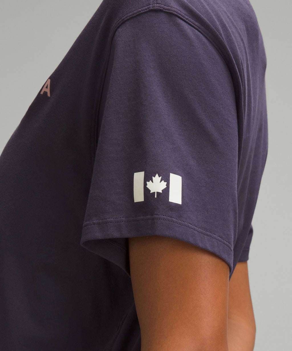 Team Canada Women's Cotton Jersey Graphic T-ShirtCPC Logo