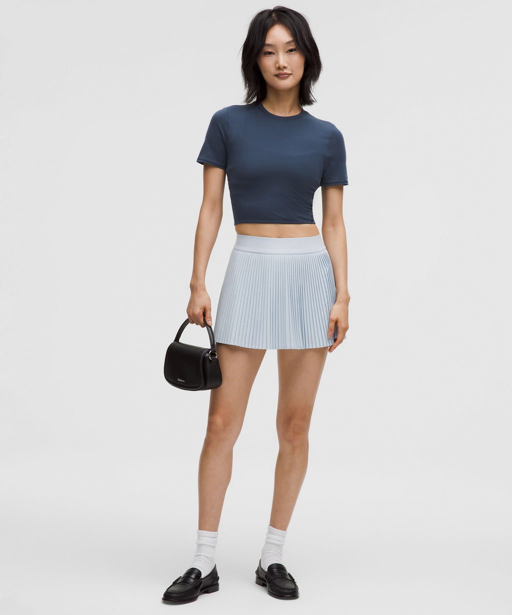 Wundermost Ultra-Soft Nulu Crewneck Cropped T-Shirt