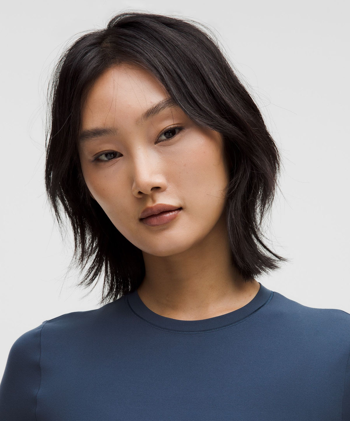 Wundermost Ultra-Soft Nulu Crewneck Cropped T-Shirt