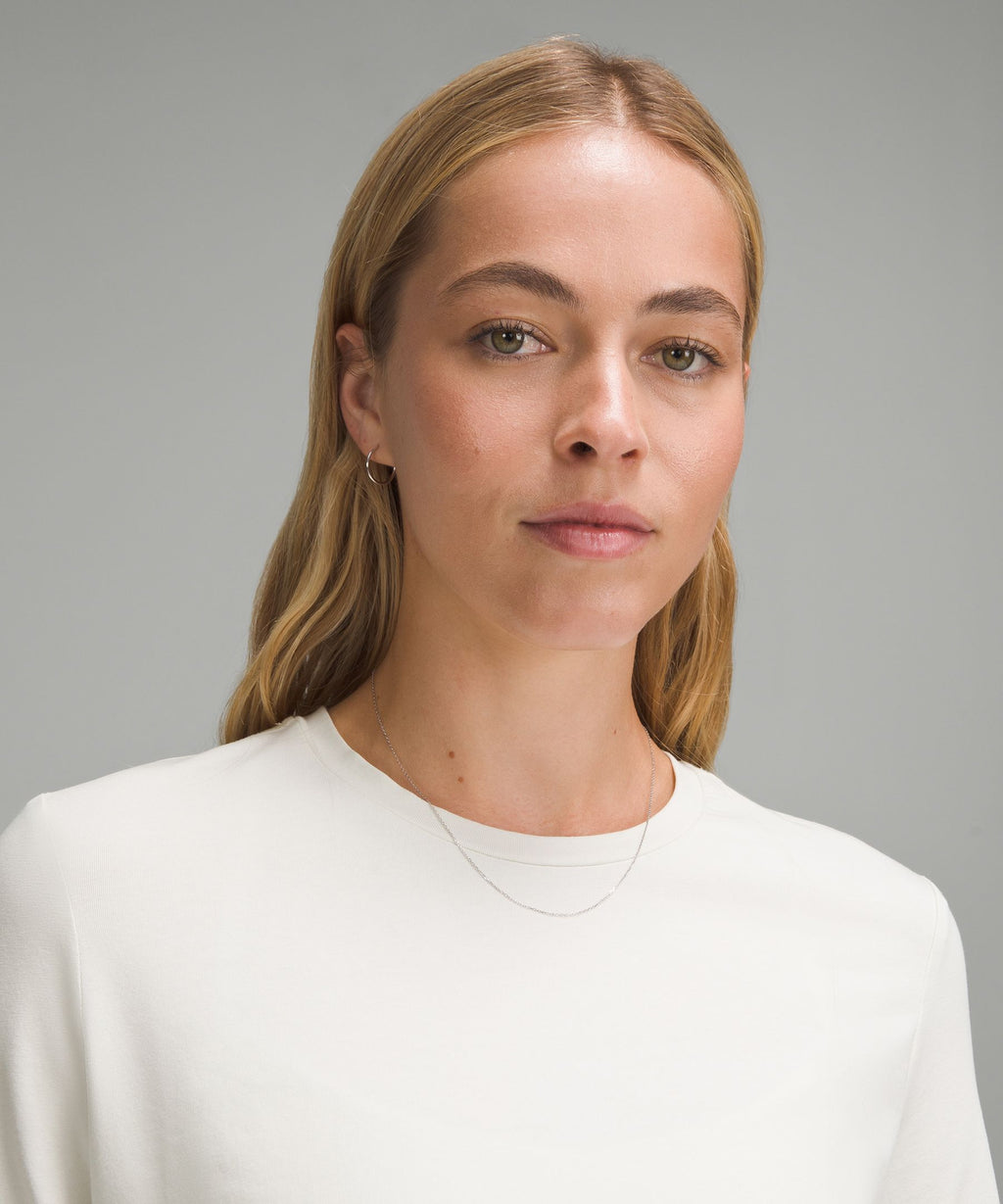Organic Cotton Crewneck Long-Sleeve Shirt