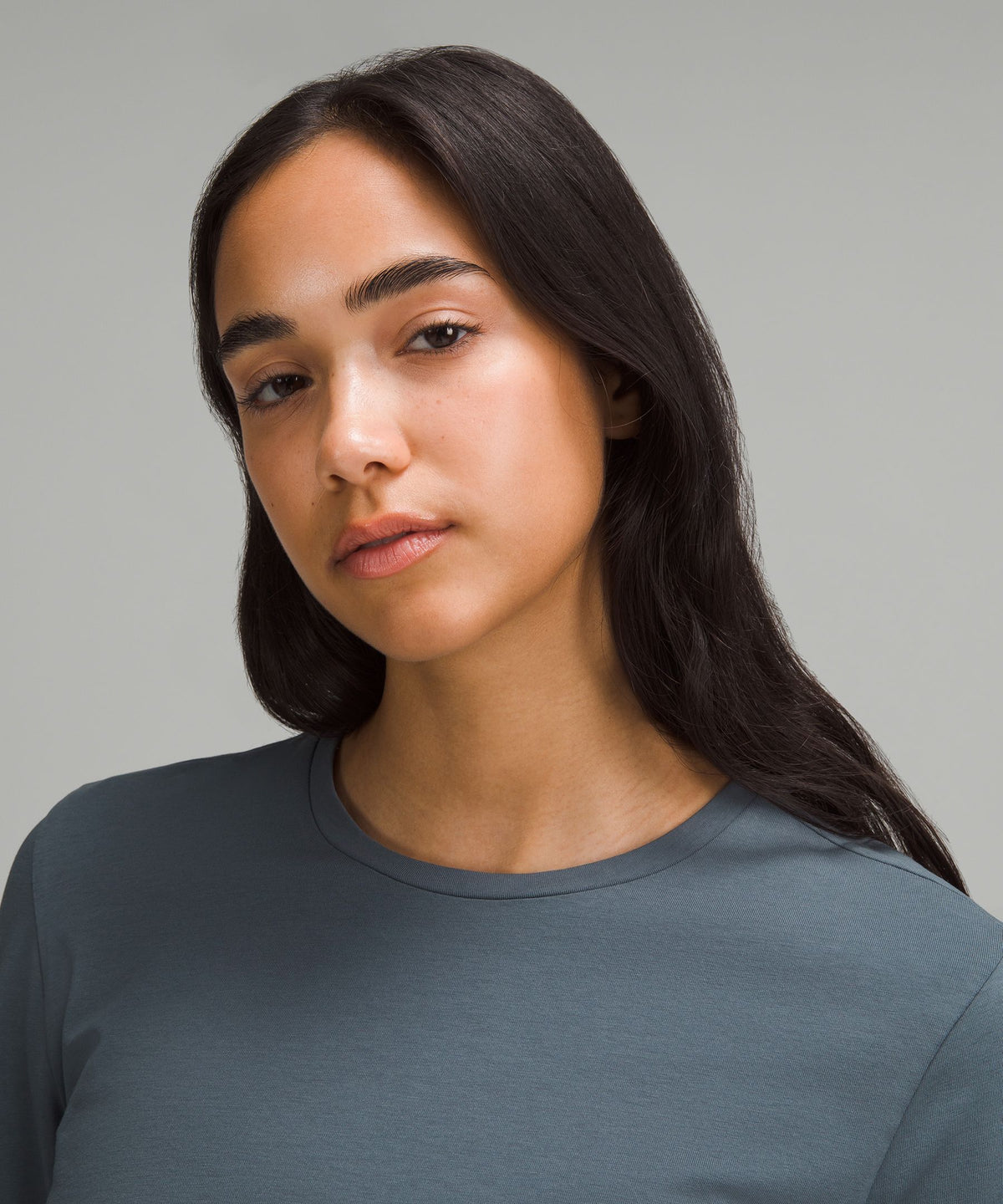 Organic Cotton Crewneck Long-Sleeve Shirt
