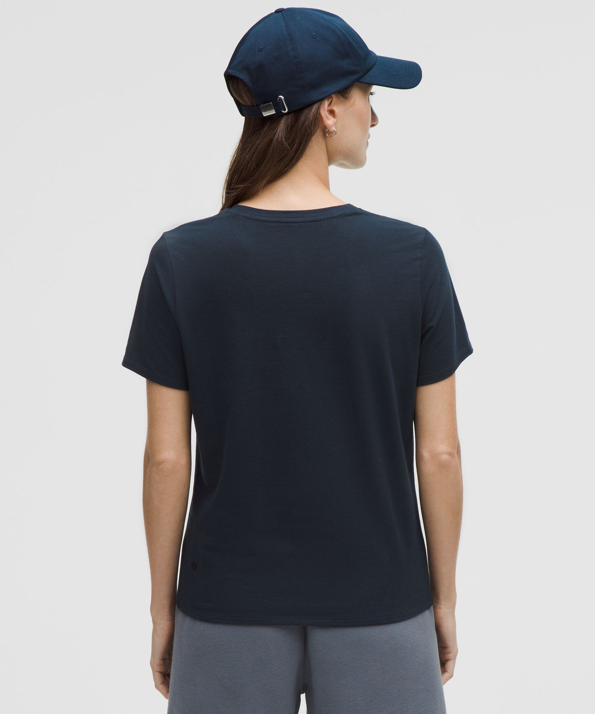 Organic Cotton Straight-Hem Crewneck T-Shirt