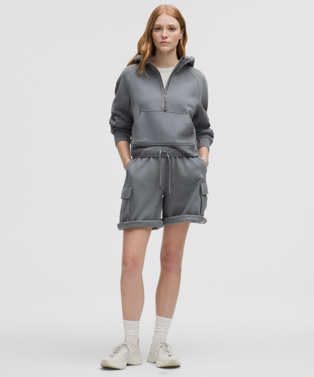 Scuba Oversized Half-Zip Hoodie
