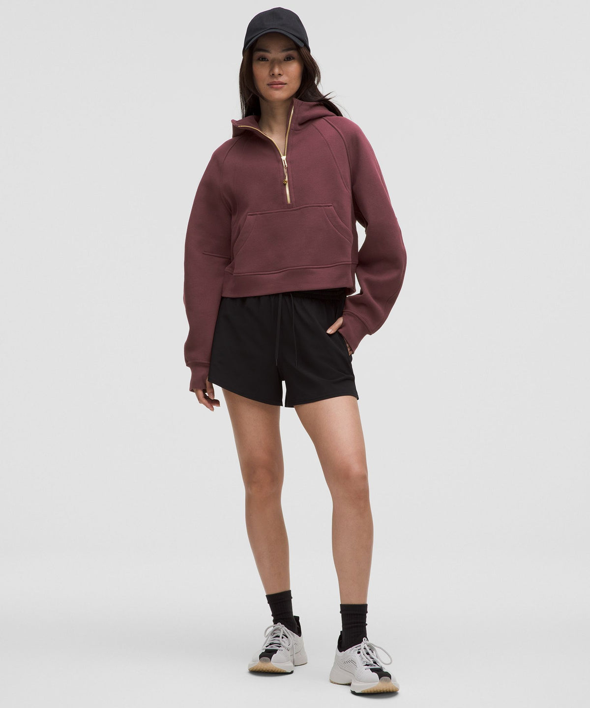 Scuba Oversized Half-Zip Hoodie