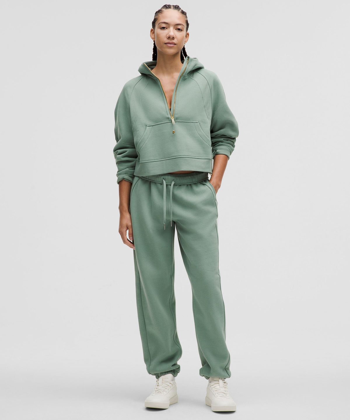 Scuba Oversized Half-Zip Hoodie