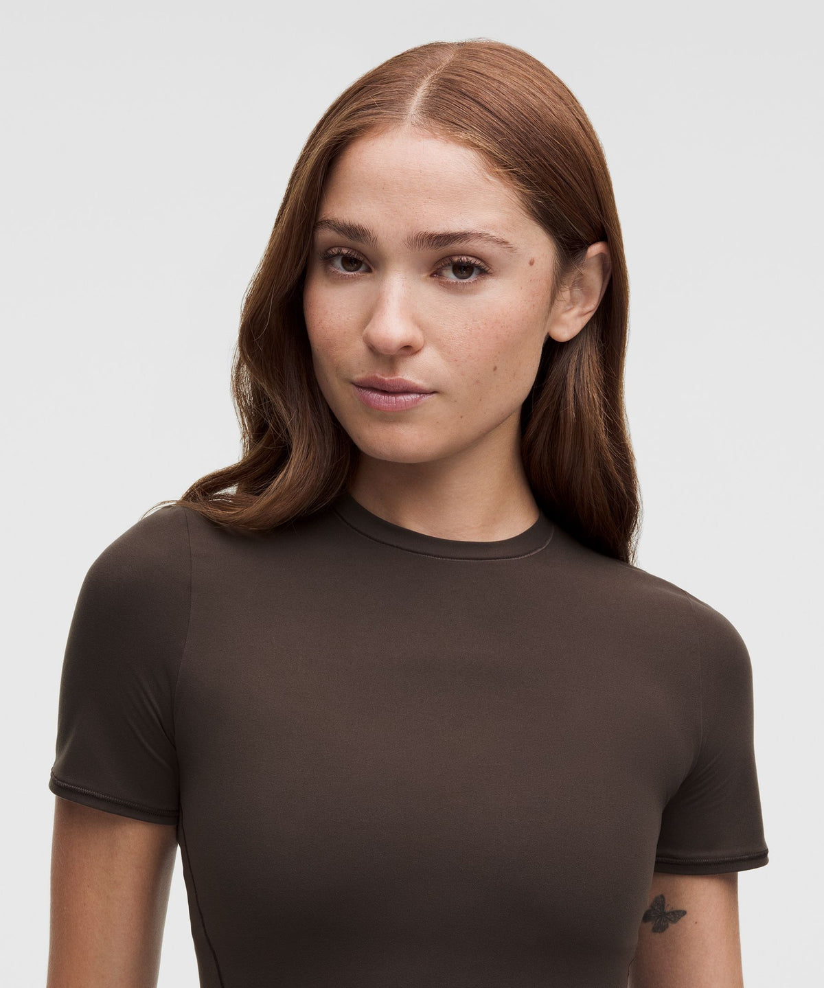 Wundermost Ultra-Soft Nulu Hip-Length Crewneck Shirt